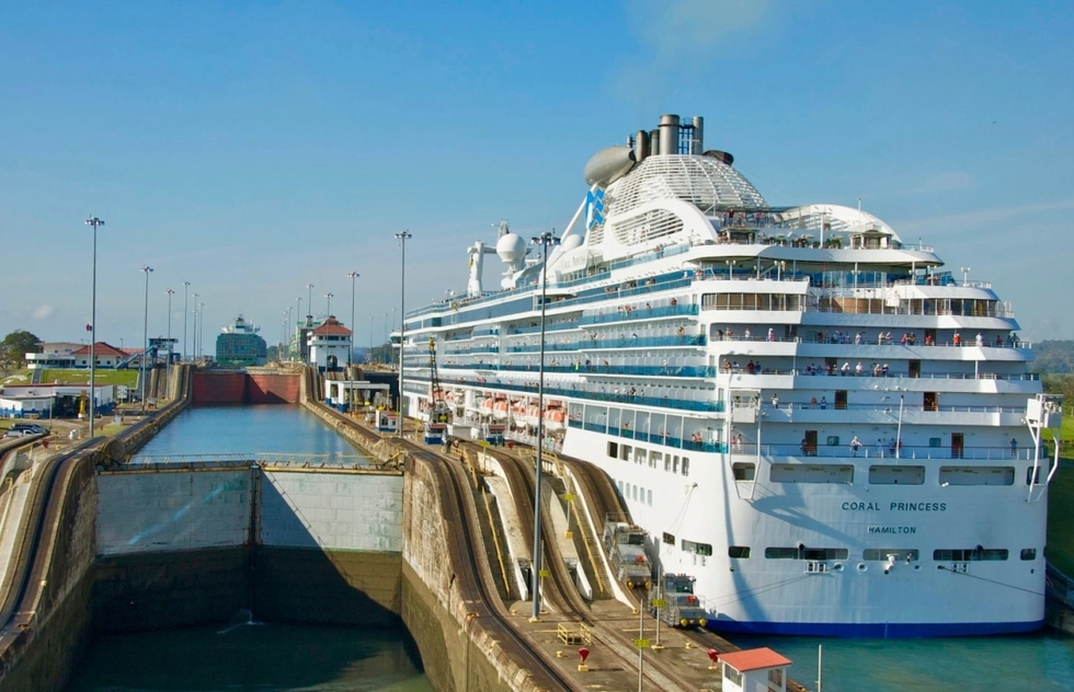 Panama Canal cruises: Coral Princess ship