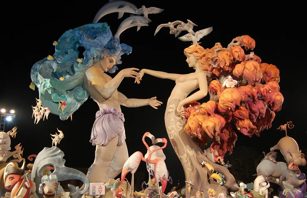 Best spring break trips in Europe: Las Fallas festival in Valencia, Spain