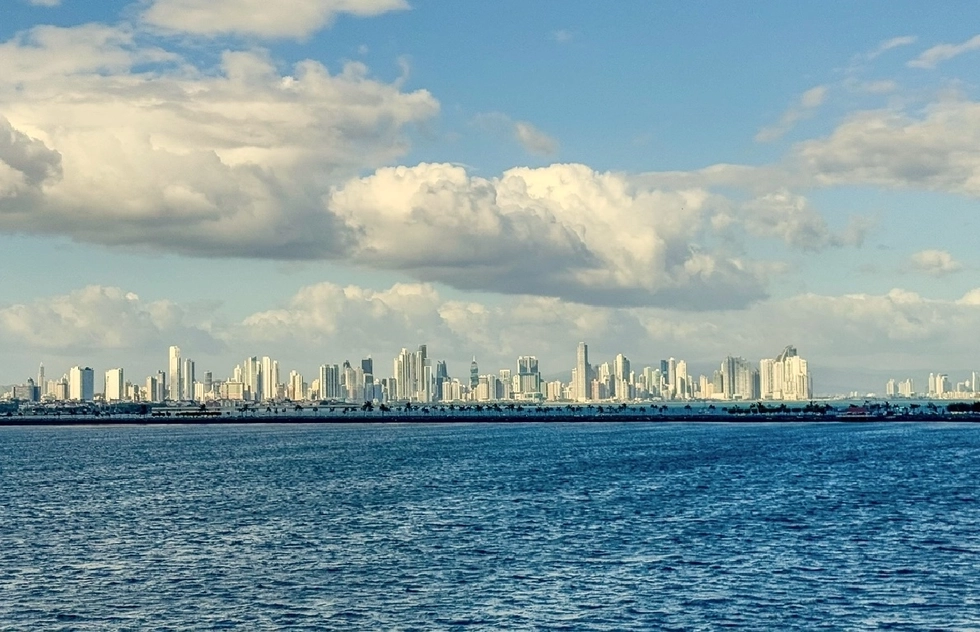 Cruises of the Panama Canal: Panama City skyline